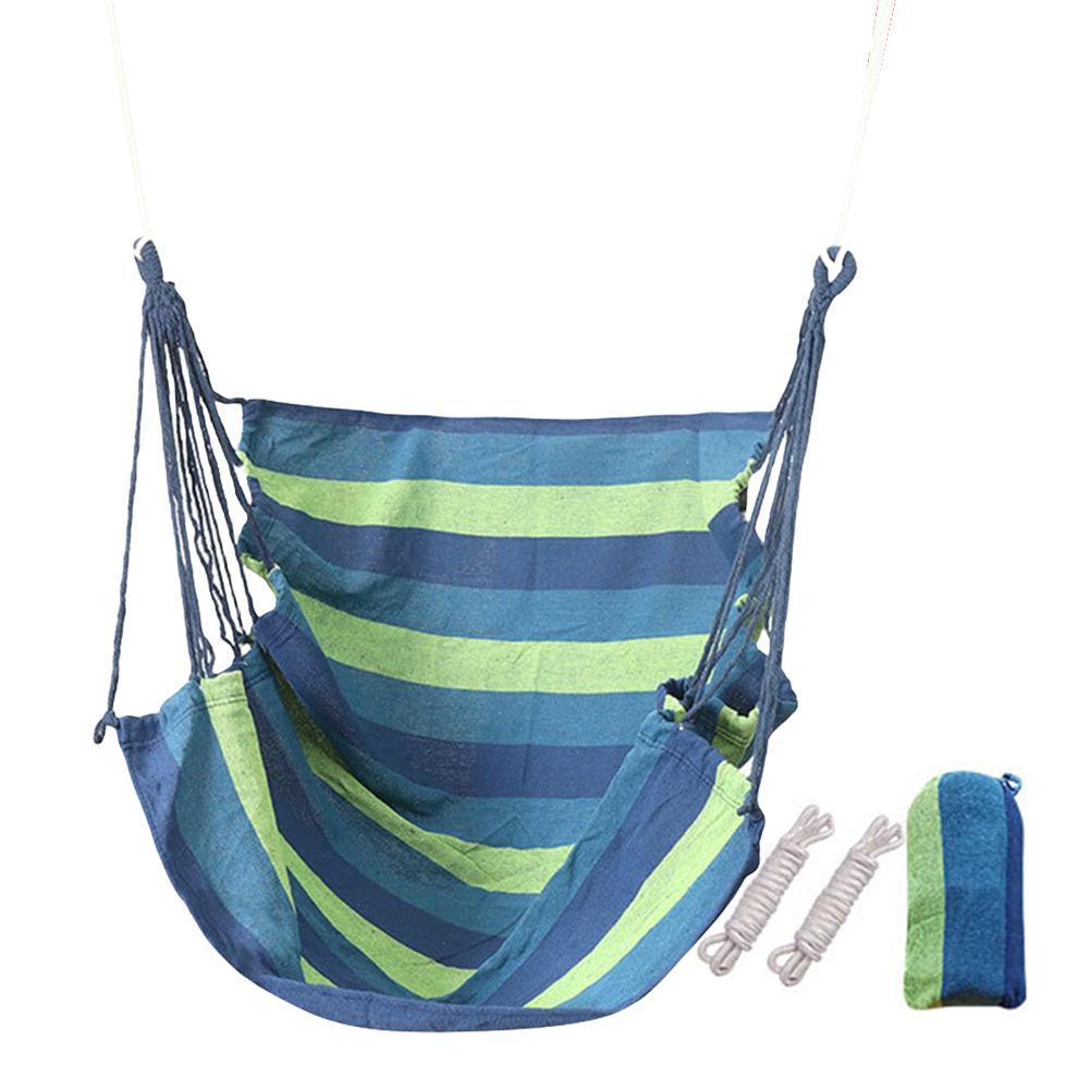 Single Outdoor Camping Hammock Indoor Hammock Chair Multifunctional Canvas Leisure Swing Hanging Chair for Home Camping
