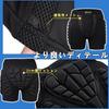 Temiry Hip Protector Snowboard Butt Pad Shock Absorption Bike Protector Cushion Ski Protector Pants Breathable Butt Pad EVA Foam Protective Pad Unisex
