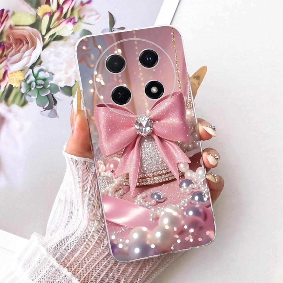 Luxury Flower Butterfly Bow Pattern Casing For Huawei Nova 13i 12i 11i Back Cover Clear Soft Silicone Phone Case For Nova 12 13