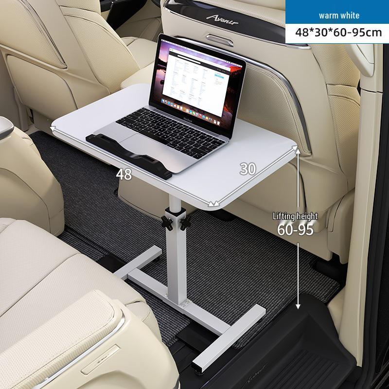 Compact Car Desk: Rear Seat Laptop & Dining Table