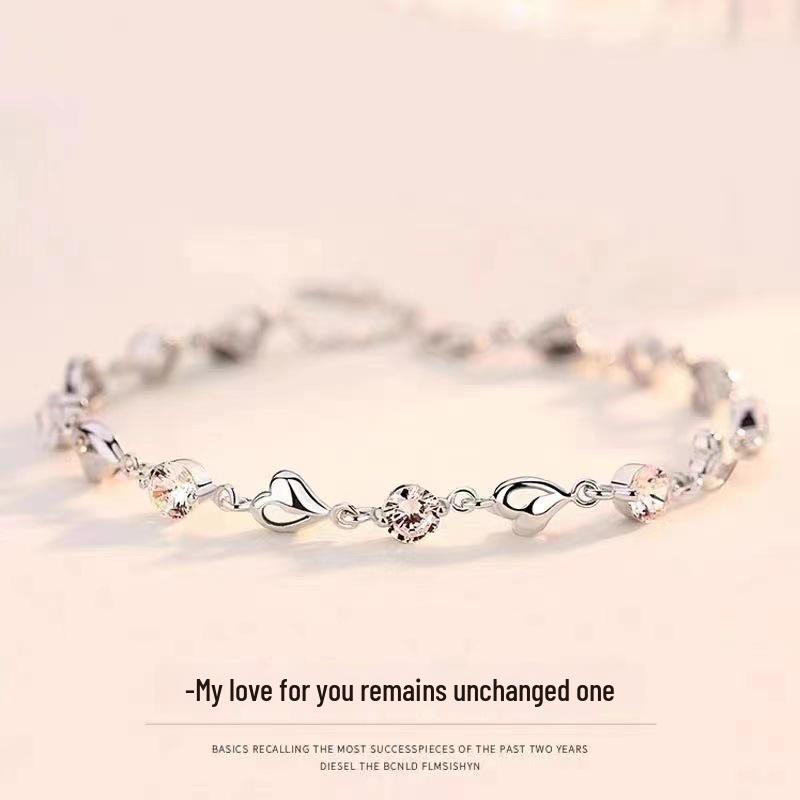 Ocean Heart Women's Bracelet - Luxurious, Simple Design, Sweet & Fresh Gift for Girlfriends