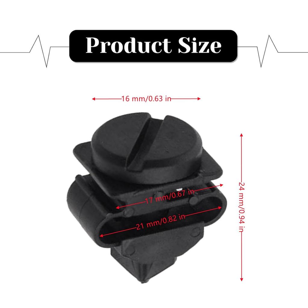 1 Set Engine Cover Screw Professional Plastic Undertray Wheel Arch Engine Screw for Black Pizarra, 91601-P8A-A01, 91501-P8A-A01