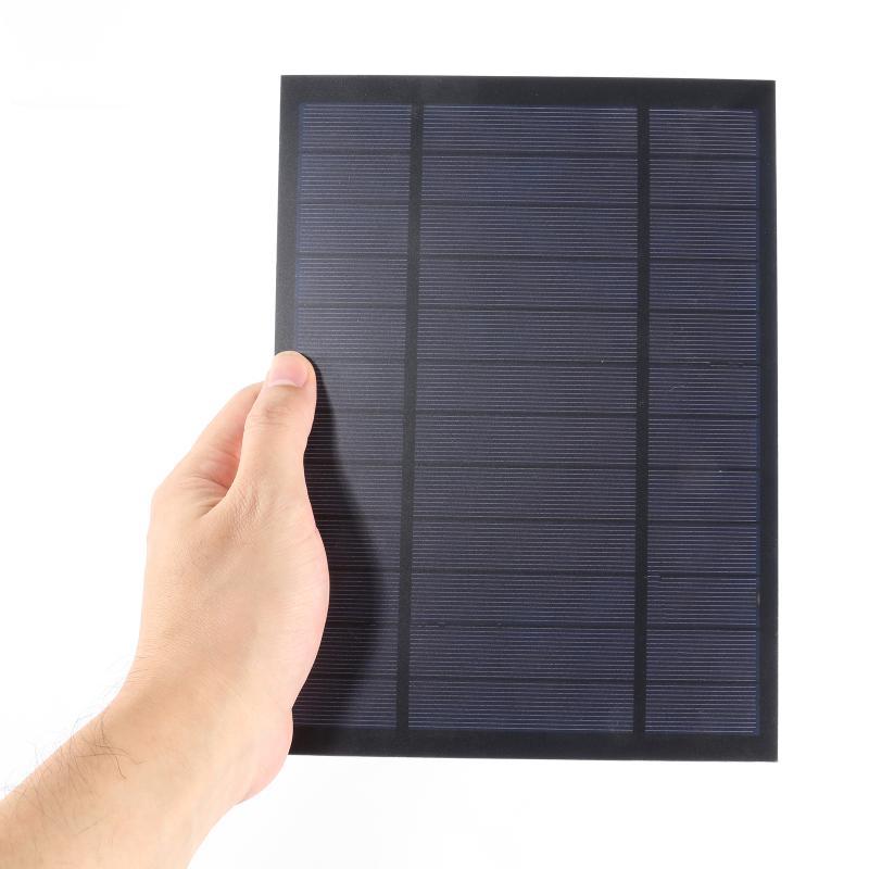 6V 9V 18V Solar Panel Outdoor DIY Battery Charger Portable 2W 6W 10W Solar Cell USB Power Bank for Mobile Phone Hiking Camping