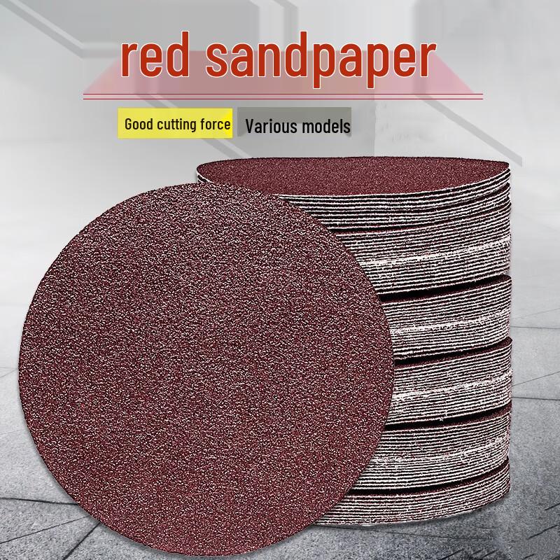 Flocked Hook & Loop Sanding Discs for Woodworking