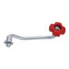 Top Wind Trailer Jack Handle Carbon Steel Comfortable Grip Trailer Jack Handle Replacement for Garage RV Trailer