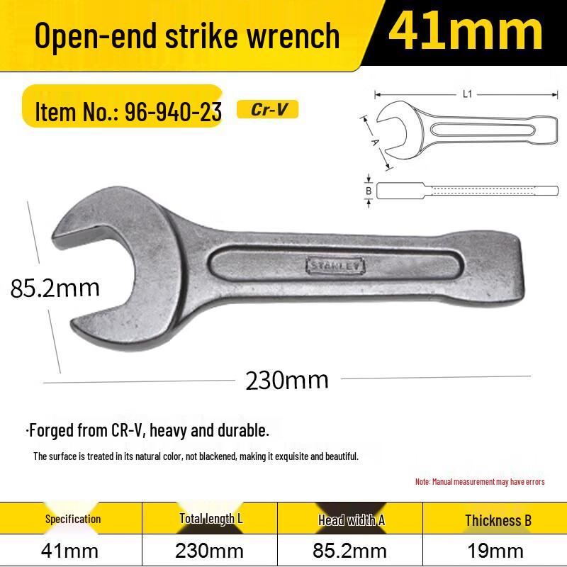 Stanley Heavy-Duty Open-End Striking Wrench