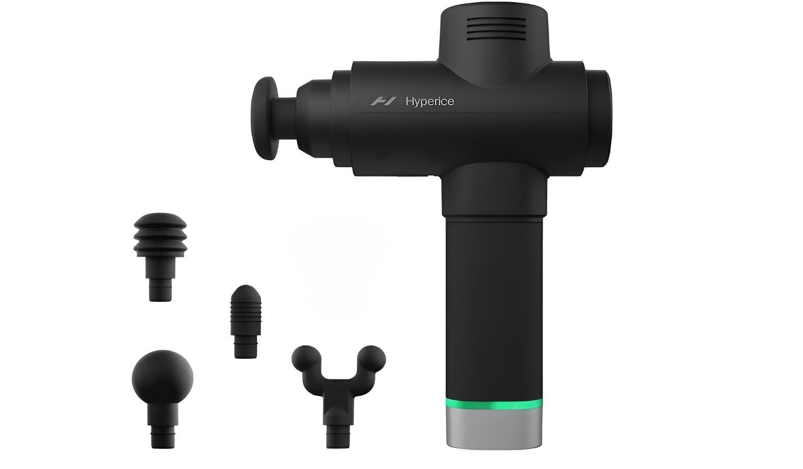 

Official Hyperice Store Hypervolt 2 Pro Black Percussion Device with 5 Levels of Vibration and 5 Patented (Powerful Vibration) Attachments,