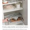 Multifunction Organizer Retractable Shelf Clutter-free Space