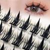 XOYO Self-Adhesive Lazy-Eyelash Clusters: Large Capacity, Dense Segmented Spire Design for Beginners.