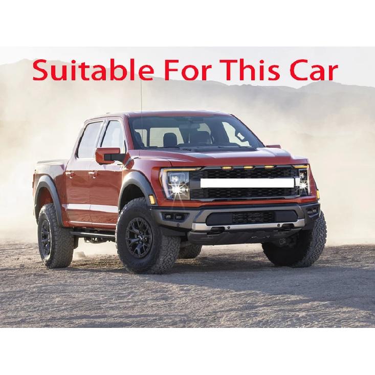 For Ford Raptor F150 P702 Carbon Fiber Style Air Vent Outlet Cover Dashboard Trim Bezel Frame Molding Garnish