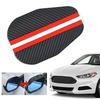 2Pcs Carbon Fiber Car Rearview Mirror Rain Shield Eyebrow Flexible Car Rearview Mirror Rain Shield Protector Eyebrow Rain Cover