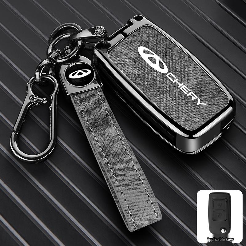 Zinc Alloy Key Shell Covers for Chery, Tiggo 8, 7 Plus - Full Coverage, 5x Anti-Drop Protection