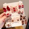 Kawaii Small Bow Hair Ties Set Children Girls Kids Elastic Hair Rubber Bands Ring Rope Accessories Scrunchies Headdress Headwear