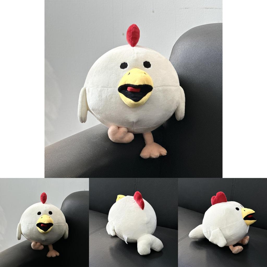 White Small Flying Chicken Stuffed Animal Plush Doll For Playroom Decor