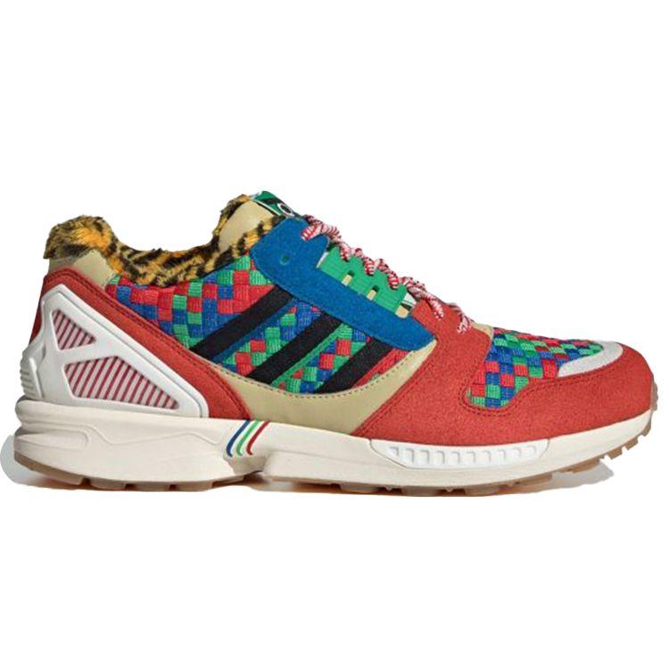 Atmos x adidas ZX 8000 Setsubun Unisex Αθλητικά Παπούτσια Κόκκινο Halo-Gold Core-Black GW2448