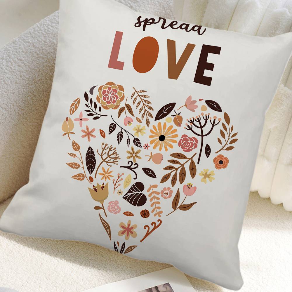 Powerful Love Hands Pillow Case Square Pillow Bedroom Sofa Leisure Comfort Cushion Car Home Decoration