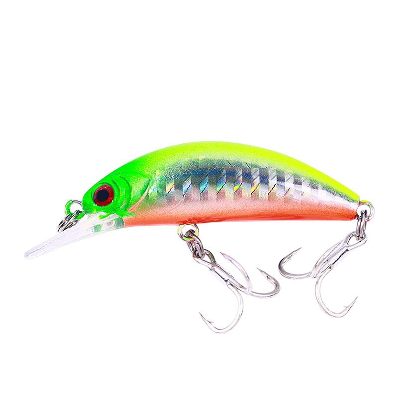 1Pcs Mini Sinking Minnow Fishing Lures 60Mm 5.5G Perch Wobblers Hard Deep Diving Artificial Bait Tackle