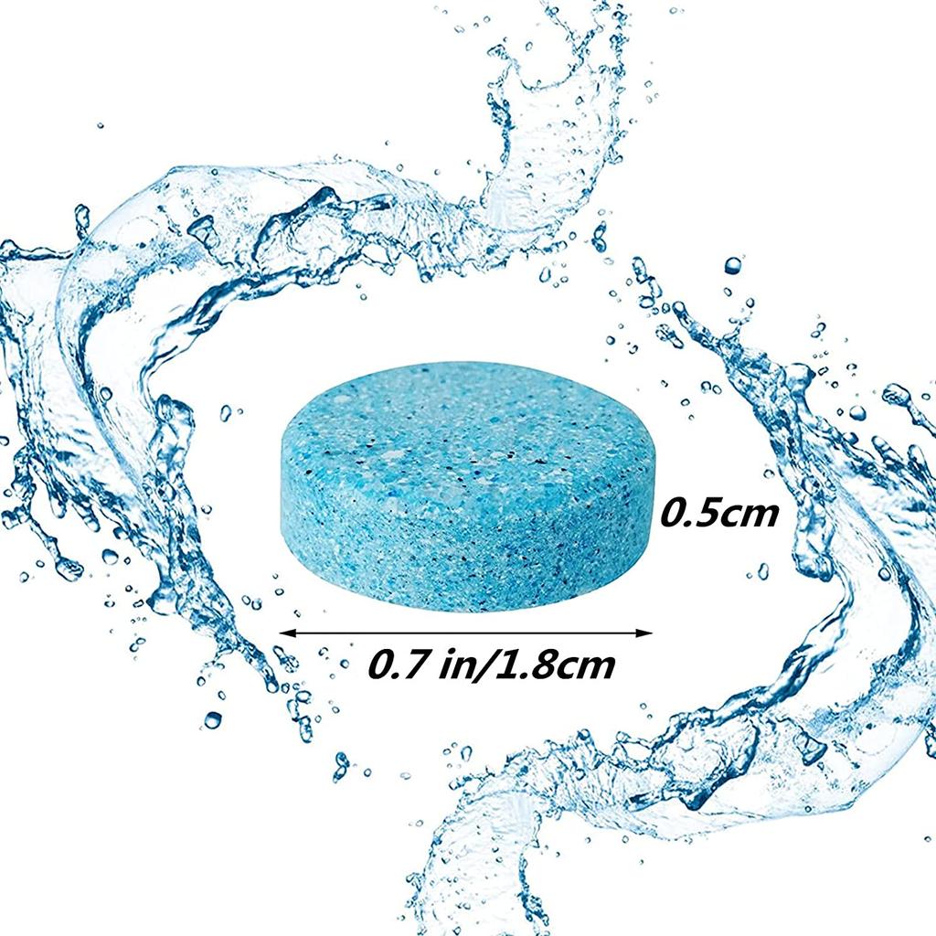 10 buc tablete efervescente pentru curățarea parbrizului mașinii, ștergător ultra-clar Detergent pentru curățarea sticlei de casă, concentrat pentru curățarea toaletei