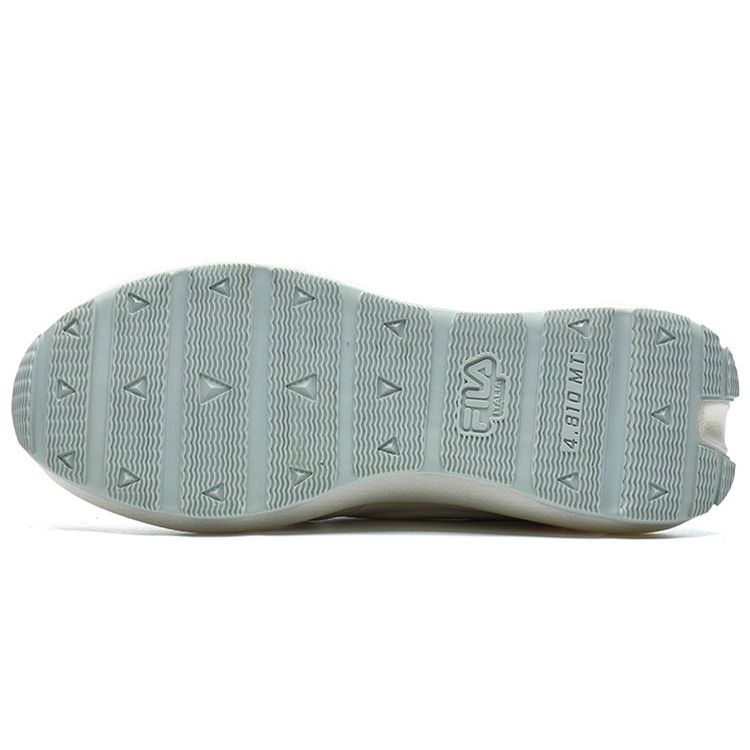 Fila Fusso Icona Fabric Top Layer Cowhide Double Suede Fashion Sports Low-Top Lifestyle Shoes Women Sneaker Coconut-White F12W213113FCF