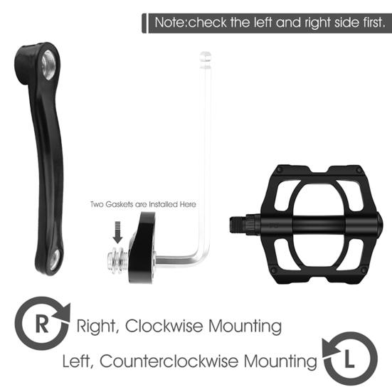 1 Paar Fahrradpedaladapter, universell, hohe Festigkeit, hohe Härte, Fahrradpedal-Booster, Fahrradzubehör