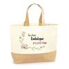 Sac Cabas - PLANETEE - D'une Radiologue D'exception - Jute - Beige - Imprimé En France