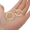 Copper Circular Safety Brooch For DIY Jewelry Making Craft Accessories