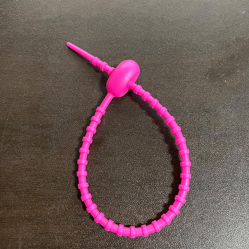 22CM Silicone Strap: Earphone Cable Organizer, Tadpole Tie, DIY Jewelry Accessory, Lanyard, Daily Essentials.