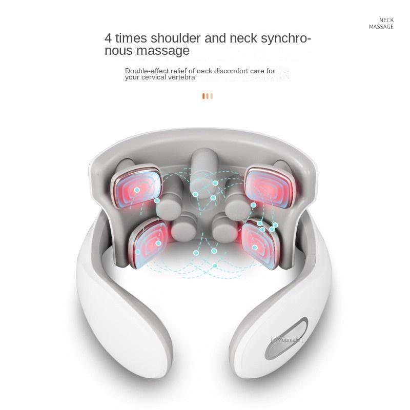 Cervical Massager Home Intelligent Relaxation Muscle Relieving Pain Hot Compression Neck Shoulder Neck Cervical Vertebral Instrument