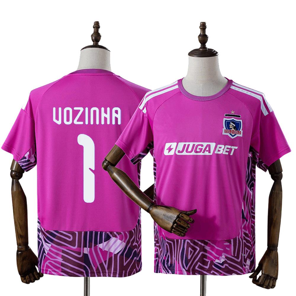 Abbigliamento Coordinato per Famiglia Colo-Colo Vozinha # 1 Maglia da Calcio a Maniche Corte in Rete Y2K Sportiva per Fan Streetwear T-shirt Sportiva Larga Maglia Asciugatura Rapida