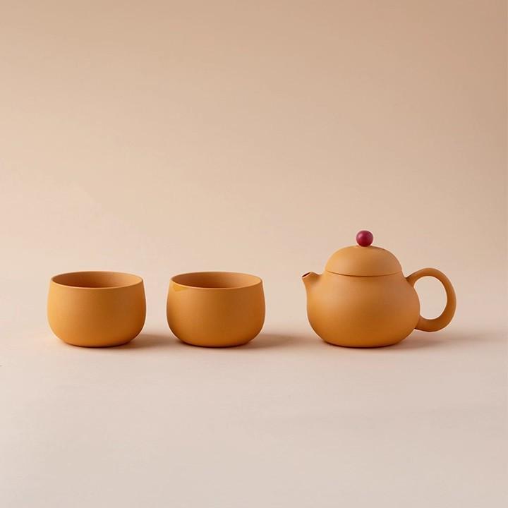 Handmade Huang Duan Ni Zisha Teapot - Mini Chinese-Style Filtered Tea Infuser for One Person