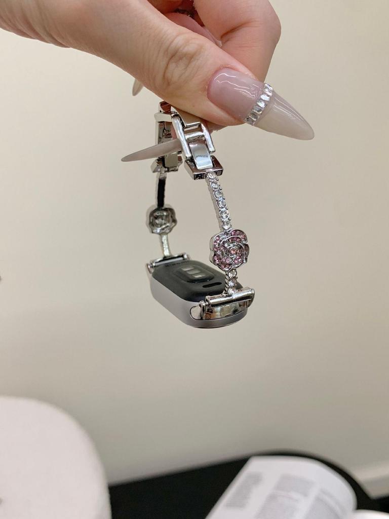 Redmi Watch 4/5 Kamelien-Diamantarmband & Xiaomi Smart Band Metallarmband