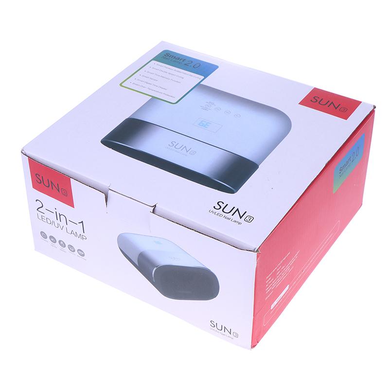 Nail Dryer Smart 2.0 48W Uv Led Lamp Nail With Smart Timer Memory Invisible Digital Timer Display Nail Drying Machine