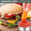 1/6PCS Portable Dipping Sauce Cups Reusable Condiment Cups New Mini Sauce Dish  Kitchen Use