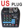 TEYUN A4 Sound Mixing Console Bluetooth USB Record Computer 48V Phantom Power Delay Repaeat Effect 4 Channels USB Audio Mixer