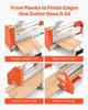 304.8mm Vinyl Floor Cutter, 12mm Thick Laminate Flooring Cutter with Upgraded Labor-Saving Aluminum-Alloy Lever, Telescoping Support Plate, Cuts
