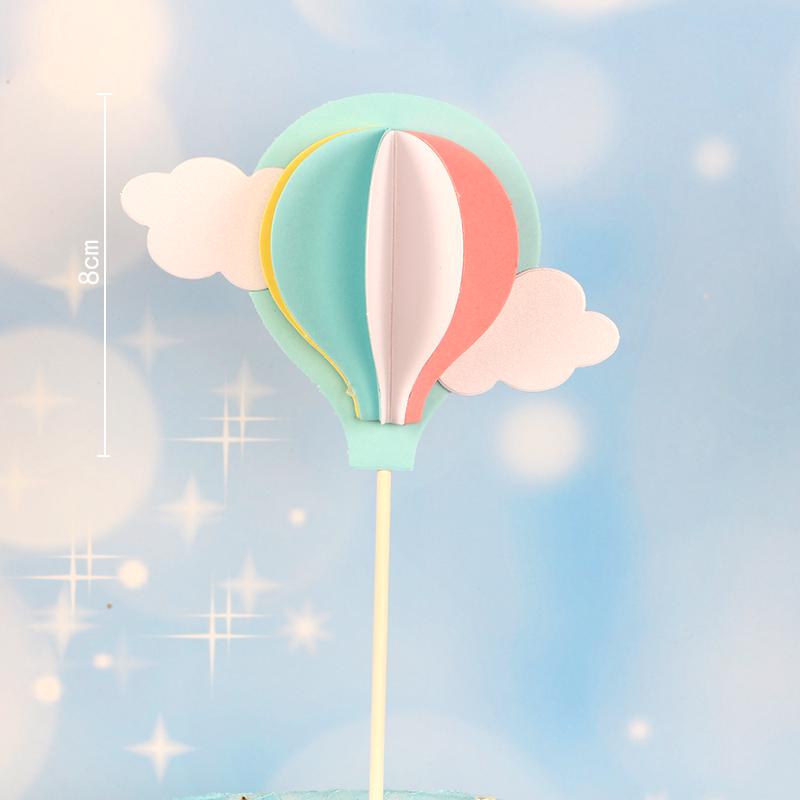 Rainbow Birthday Cake Toppers - Colorful Party Decorations & Dessert Table Accessories