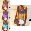 Stylish Plus Size Women's Floral Print Strappy Cami Tops For Summer Casual Wear