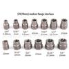 14-Piece High-Style Nut Extractor Set with Reverse and Sliding Tooth Sleeves