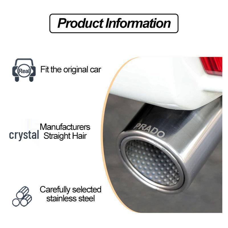 03-25 Prado Tailpipe Muffler Exhaust for Toyota Prado 2700