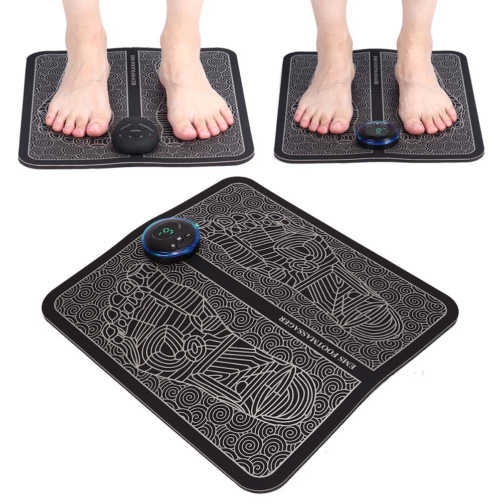 Electric EMS Foot Massage Pad Feet Acupuncture Stimulator Massager