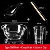 OIMG Disposable Hard Plastic Dinnerware Set