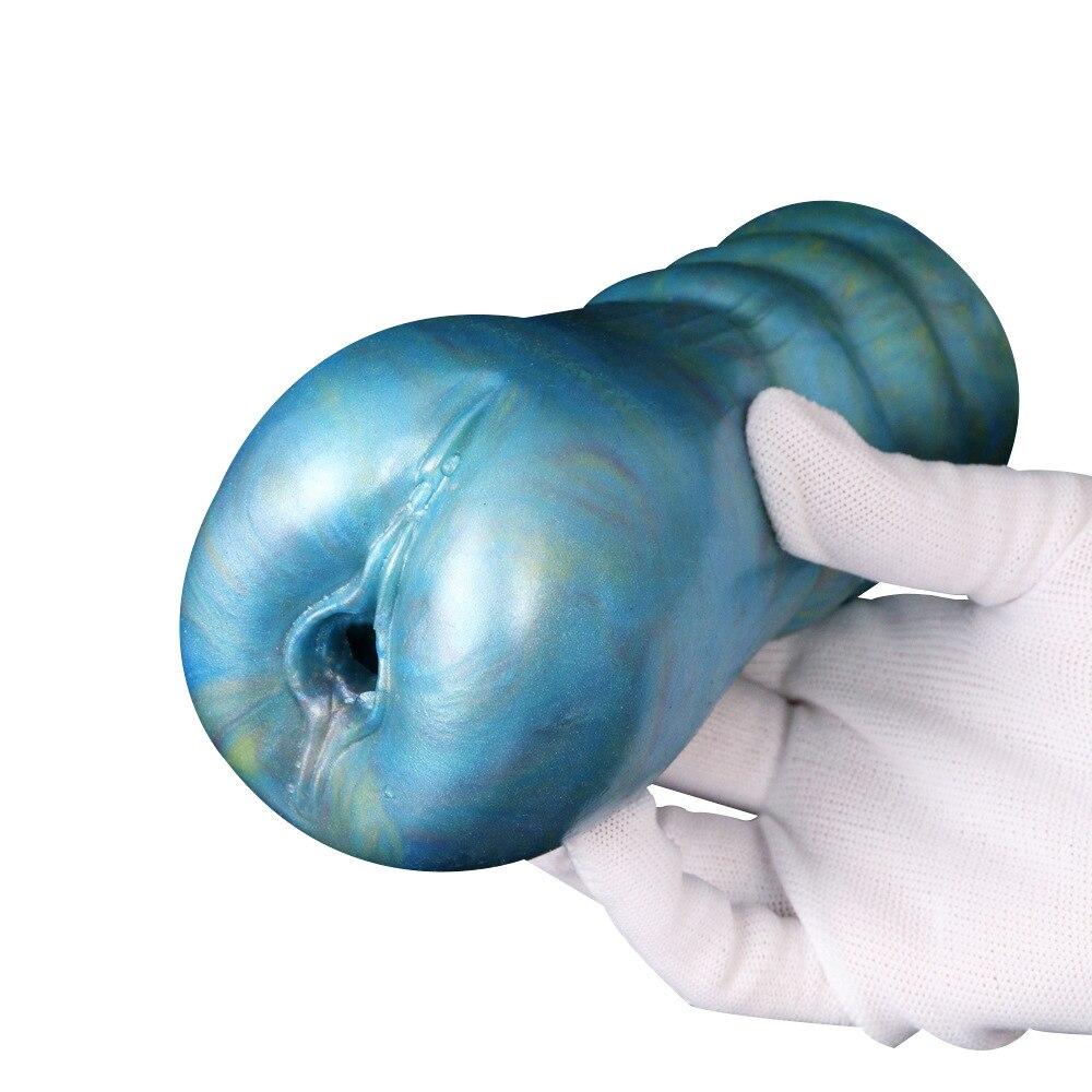 Silicone Male Masturbator Masturbation Cup Sex Toys Penis Training Device Gay Pocket Vagina Toy for Men Doll