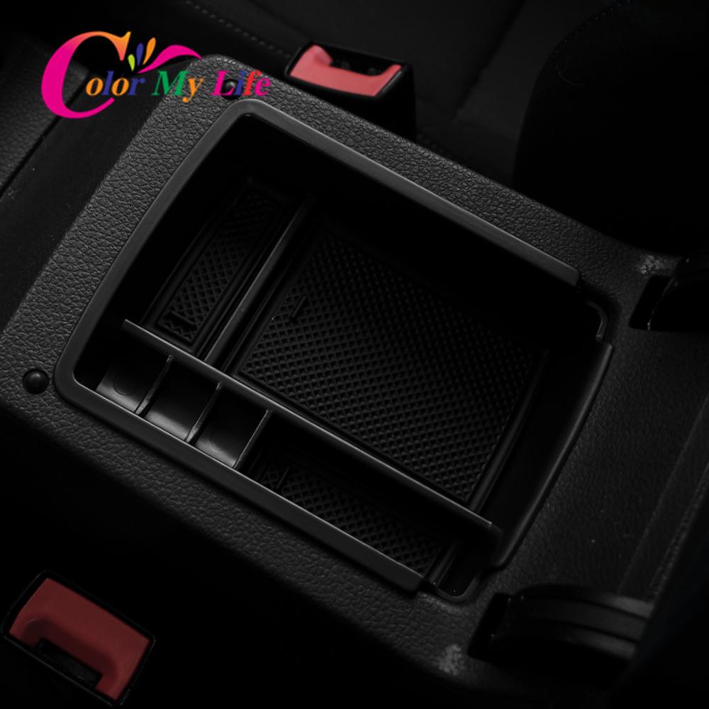Color My Life Armrest Box for Volkswagen VW Golf 7 Mk7 VII 5G GT I R 2013- Central Armrest Storage Box Container Holder