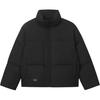 Levis Simple Comfortable Loose Hooded Down Jacket Unisex Outerwear Black 002HC-0000