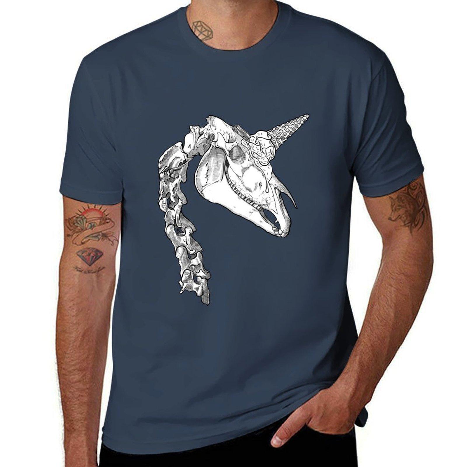 Ice Cream Unicorn White TShirt Cool Feeling Summer Tee Shirt S