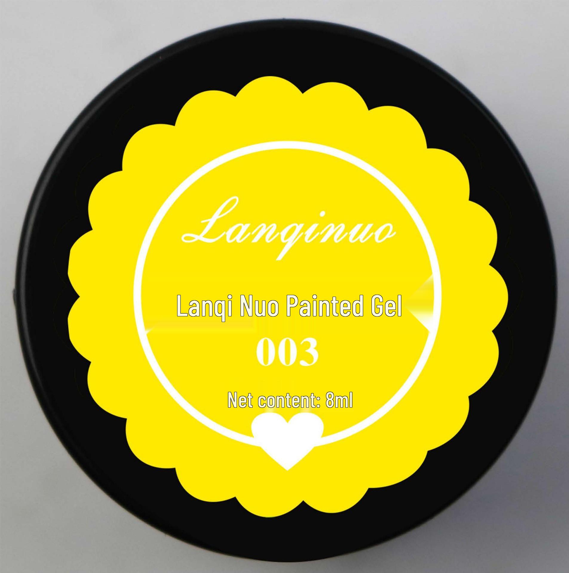 

Гель для ногтей: 12-цветный лак для ногтей «Линии и цветы»