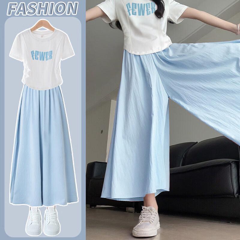 Moonkids Girls  2026 Summer Trendy Two-Piece Set 130cm