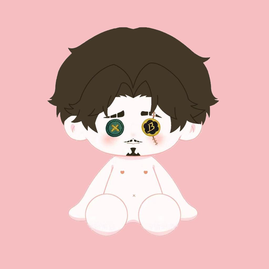 40CM Game Identity V Plush Toys Cosplay Ithaqua Handsome Ear Plushie Doll Dress Up Stuffed Pillow Anime Mascot Christmas Gift