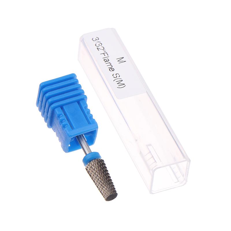 1Pcs Tungsten Steel Nail Drill Bits Milling Cutter For Remove Nail Polish Gel Uv Gel Nail Drill Bit Accessory
