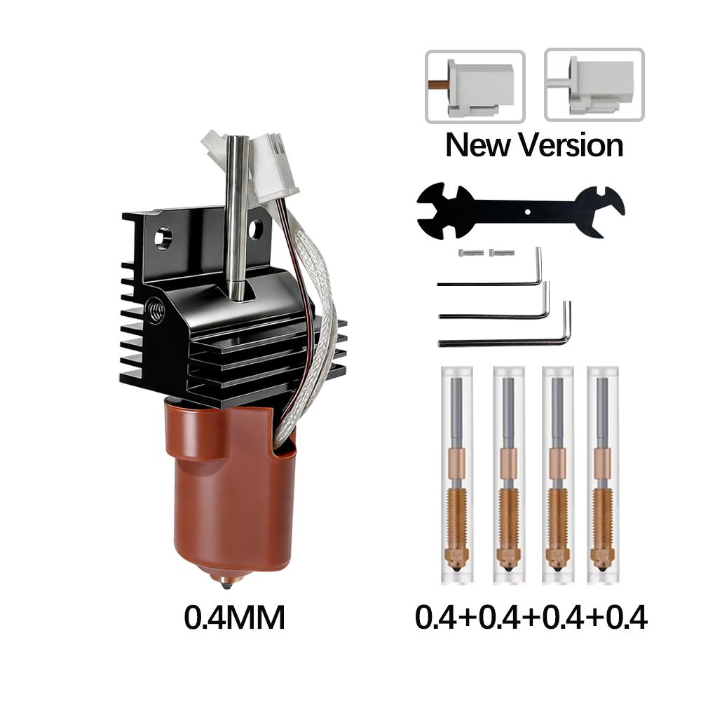 For Creality K1c Upgrade Parts New Connector K1c Hotend Extruder Kit K1C Accessories Ceramic Heating Block Quick-swap Nozzle